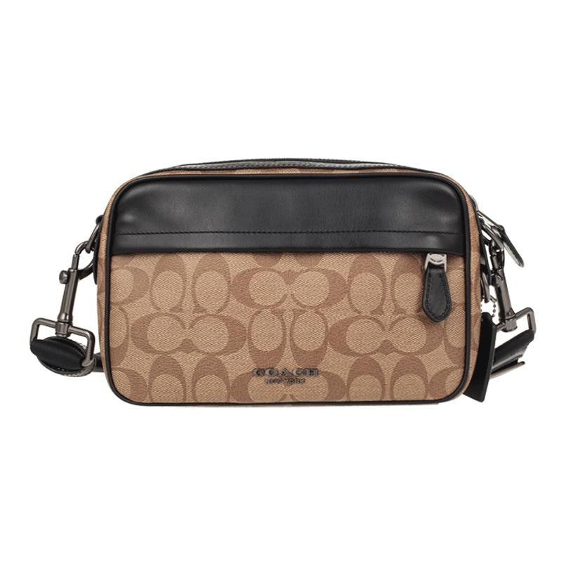 Bandolera Coach - Camel - detalle