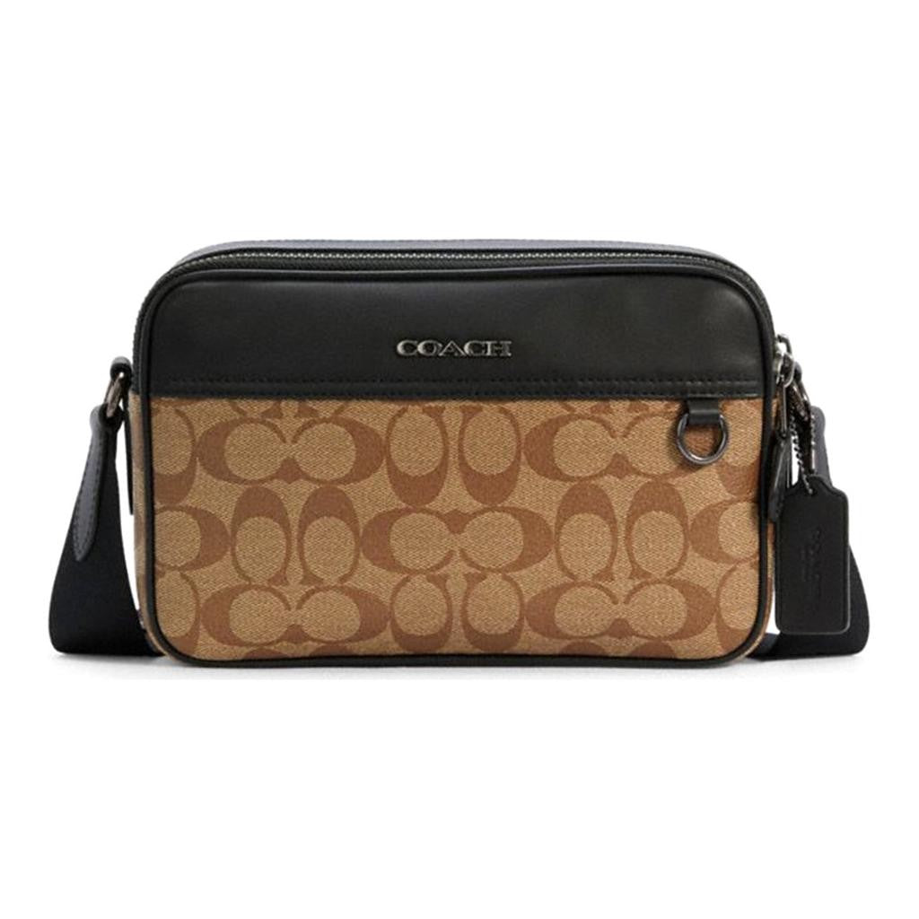 Bandolera Coach - Camel - detalle-2