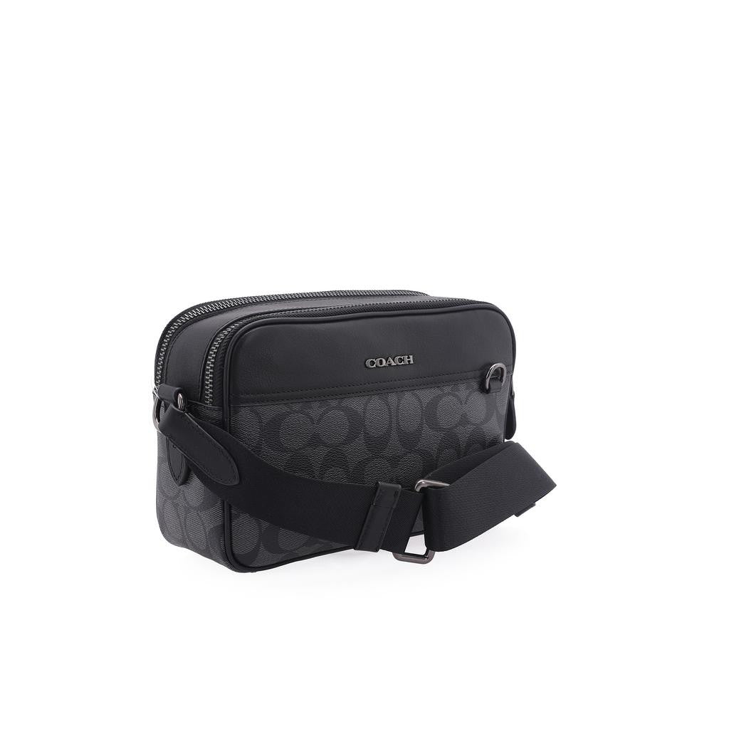 Coach Signature Crossbody — Carbón - lifestyle