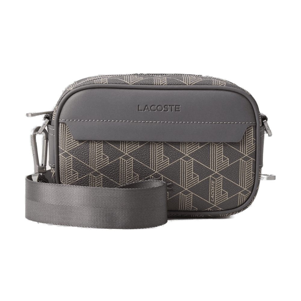Monogram Camera Bag — Grey
