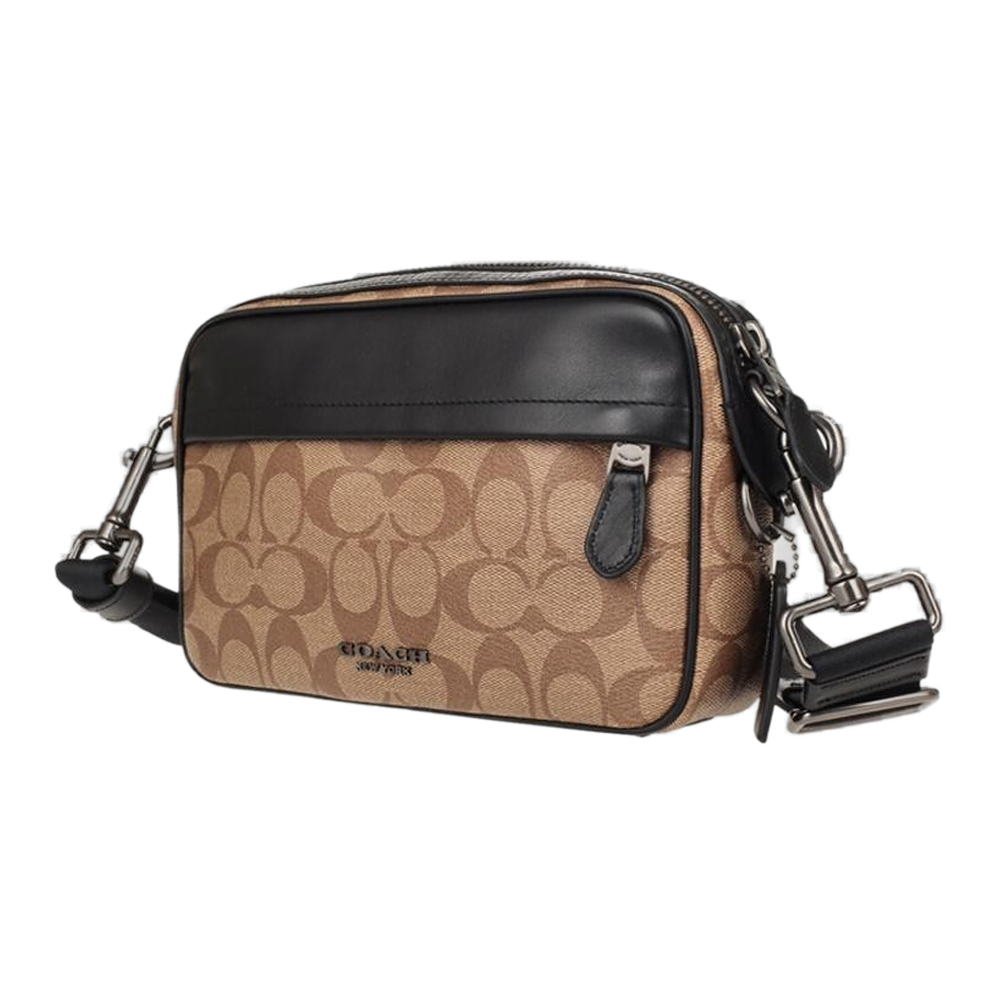 Signature Crossbody — Camel